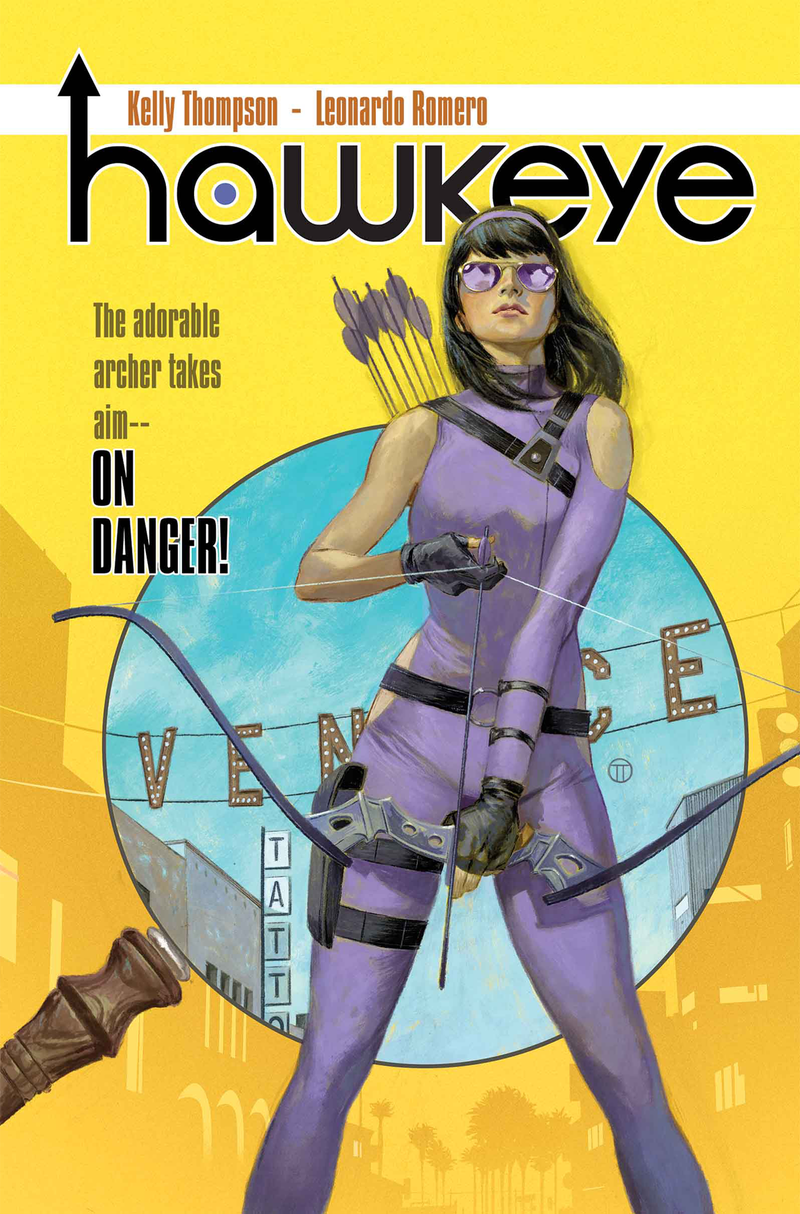 Hawkeye #1 cover by Julian Totino Tedesco. Image provided by Marvel.